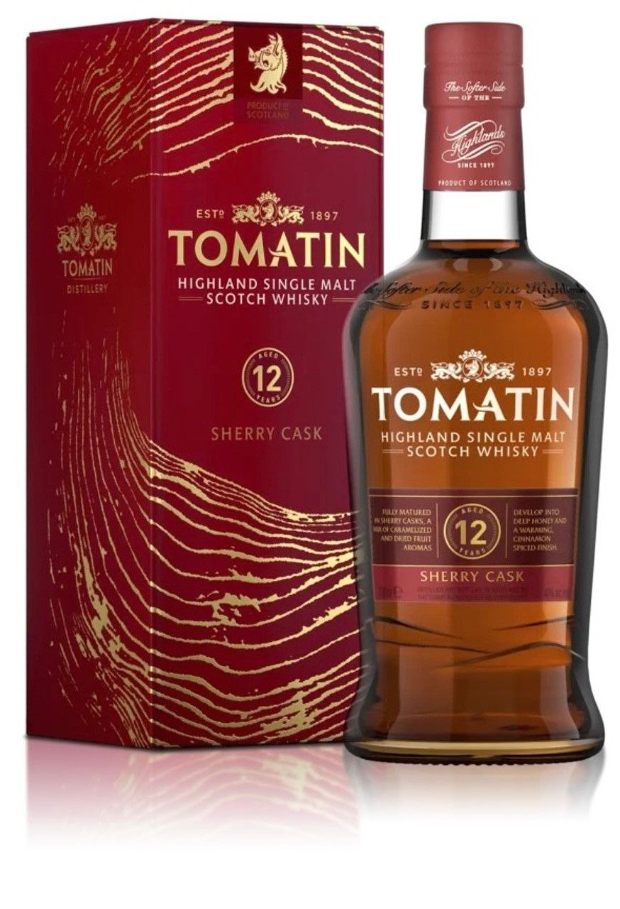 Віскі Tomatin Distillery Tomatin 12 y.o. Sherry Cask 40% 0.7 л 